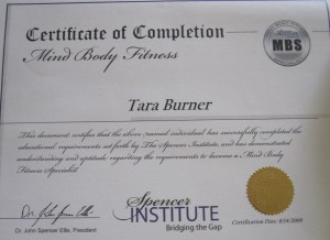 Mind Body Fitness Certification
