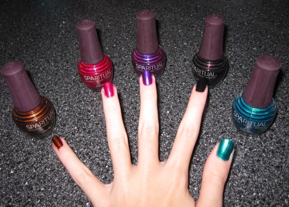 SpaRitual Wilde Collection of Nail Polish on 