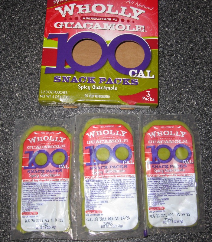 wholly 100 calorie guacamole snack packs wholly 100 calorie guacamole snack packs