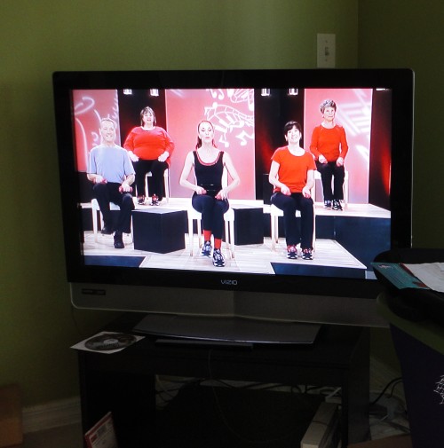 chair dancing_sit down tone up