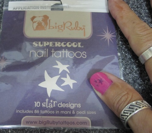 stars bigruby nail tattoos