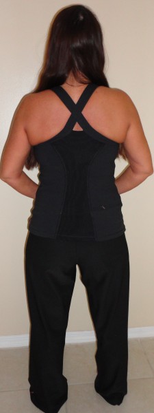lucy activewear yoga pants and x-back tank top