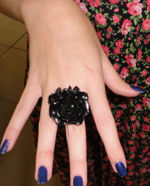 j fein designs black rose ring on