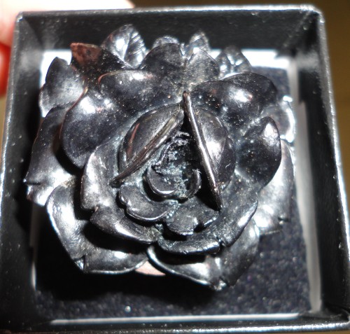 j fein designs black rose ring