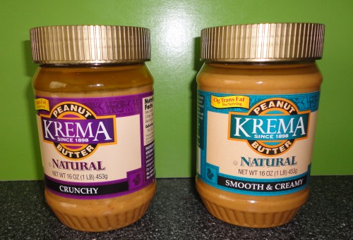 krema natural peanut butter